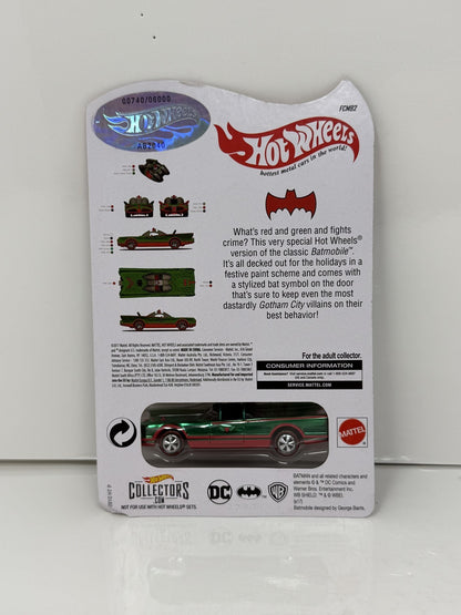 Hot Wheels RLC Red Line 2017 Holiday Classic TV Series Batmobile 1:64 Diecast