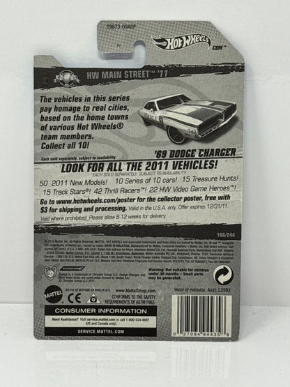 Hot Wheels HW Main Street 1969 Dodge Charger Police 1:64 Diecast Factory Sealed