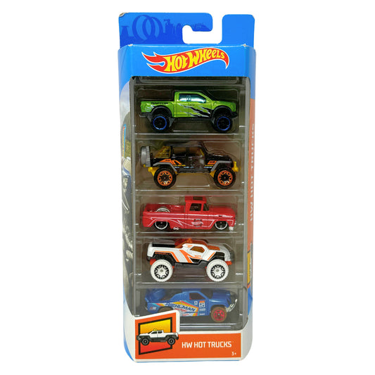 Hot Wheels HW Hot Trucks 5-Pack Gift Set 1:64 Diecast