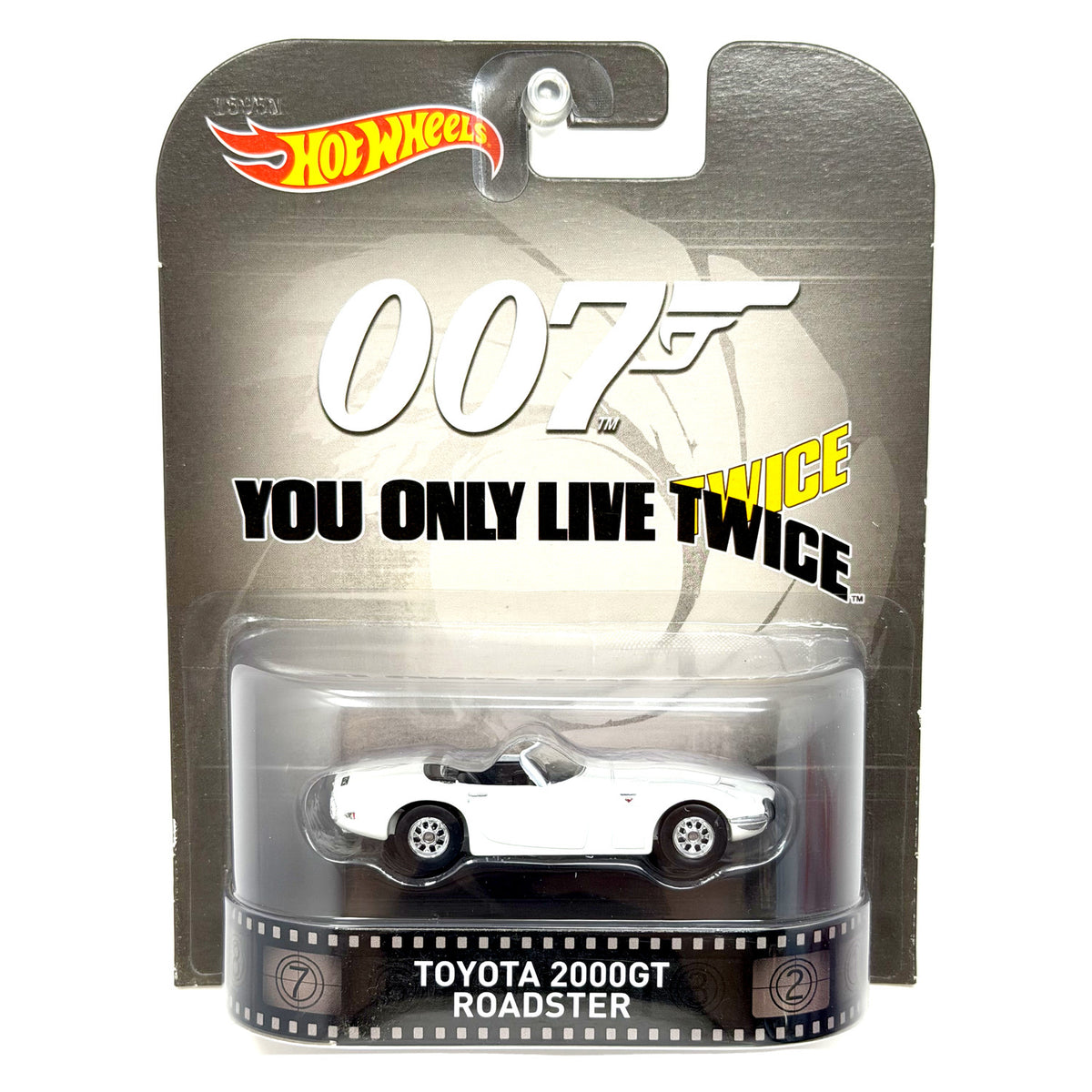 Hot Wheels Retro James Bond 007 Twice Toyota 2000GT Roadster 1:64 Diecast