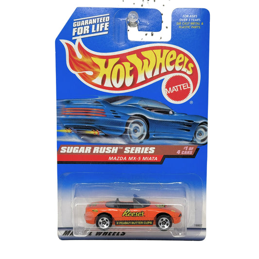 Hot Wheels Sugar Rush Series Mazda MX-5 Miata Reese's 1:64 Diecast