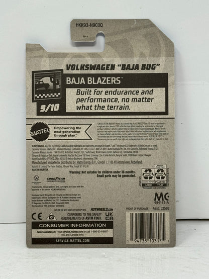 Hot Wheels Treasure Hunt Baja Blazers Volkswagen Baja Bug 1:64 Diecast