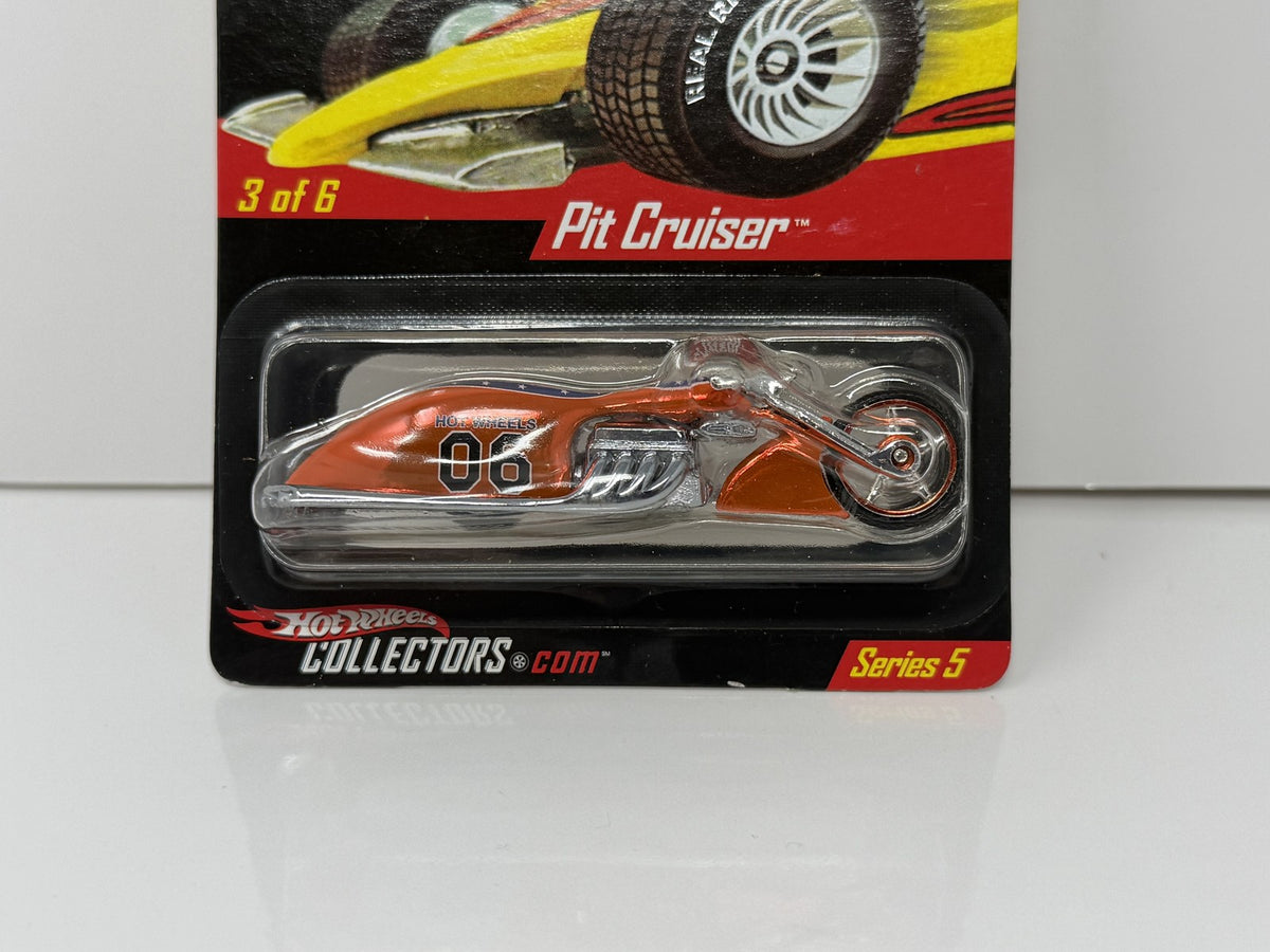 Hot Wheels Real Riders Series 5 Pit Cruiser 1:64 Diecast Orange