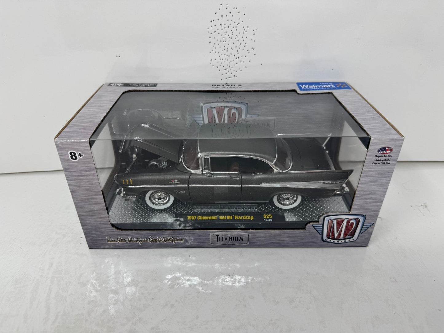 M2 Machines 1957 Chevrolet Bel Air Hardtop Titanium Edition 1:24 Diecast