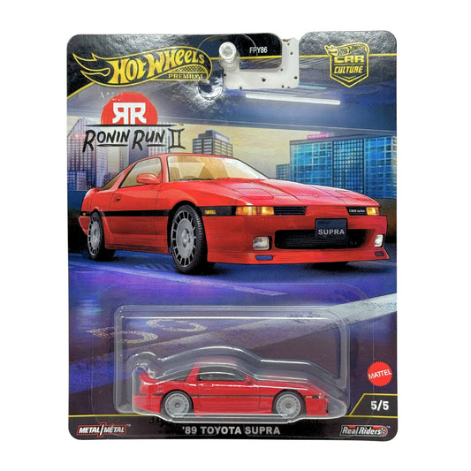 Hot Wheels Premium Ronin Run II 1989 Toyota Supra 1:64 Diecast