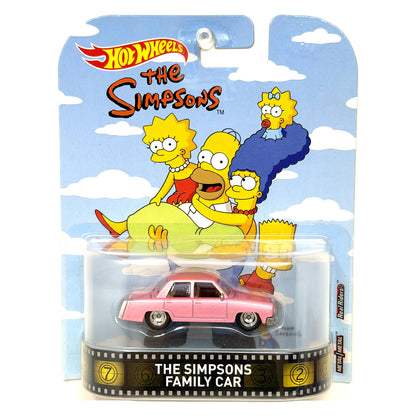 Hot Wheels Retro Entertainment The Simpsons Family Car 1:64 Diecast