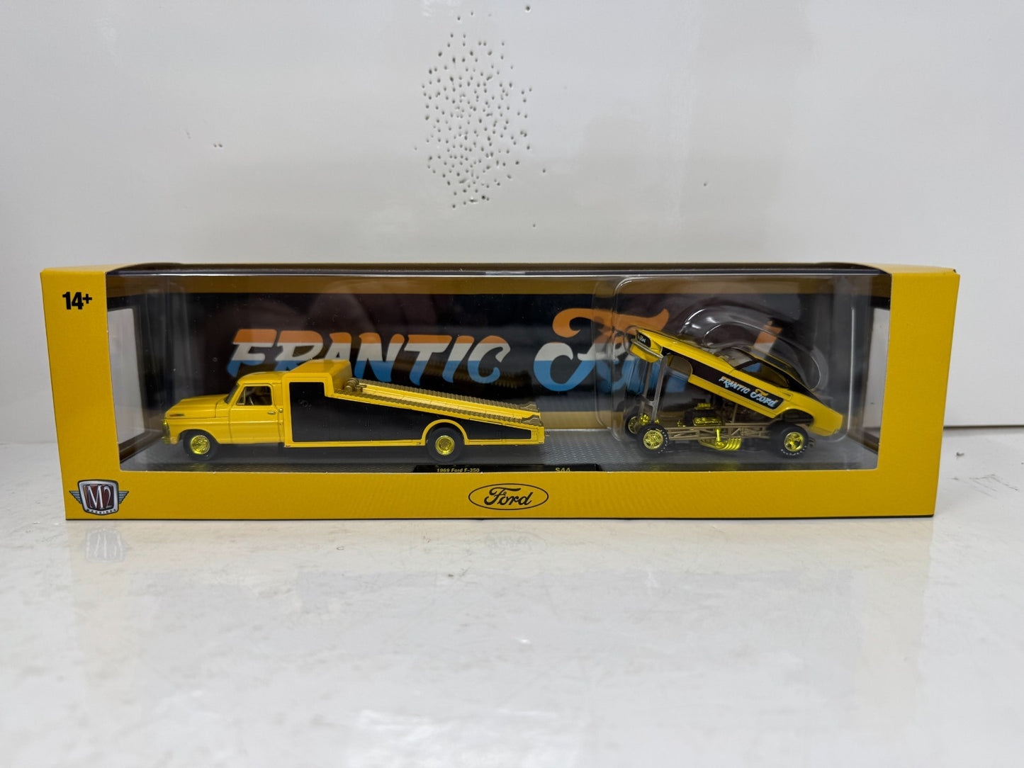 M2 Machines Auto Haulers 1969 Ford Mustang Funny Car & Hauler CHASE 1:64 Diecast