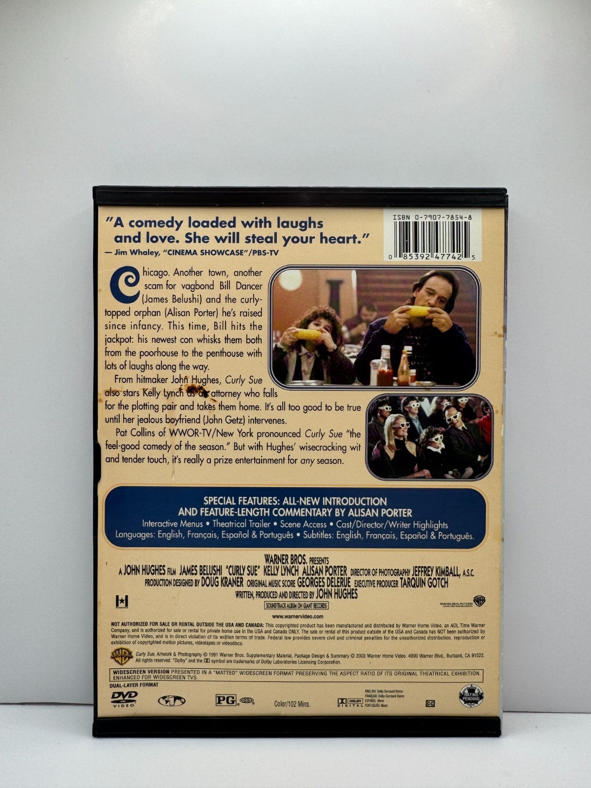 Curly Sue (DVD) Jim Belushi Comedy