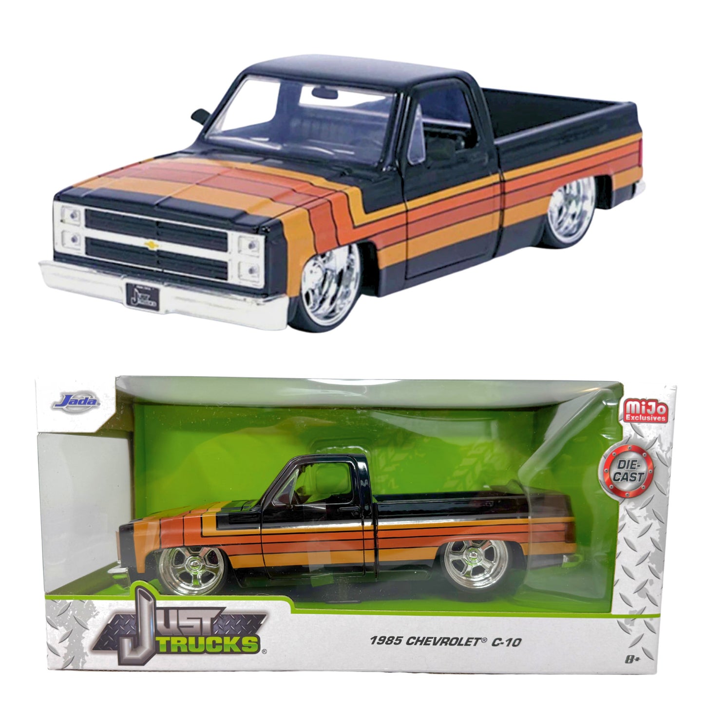 Jada Just Trucks 1985 Chevrolet C-10 Pickup MiJo Exclusive 1:24 Diecast