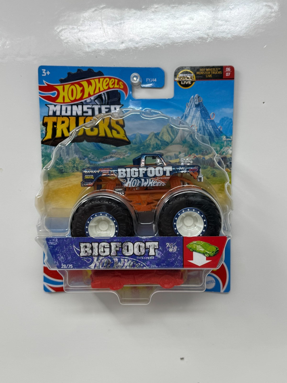 Hot Wheels Monster Trucks Bigfoot 1:64 Diecast Monster Trucks Live Edition 2023