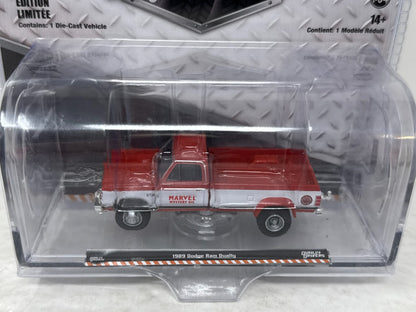 Greenlight Dually Drivers 1989 Dodge Ram Dually Marvel Mystery Oil 1:64 Diecast