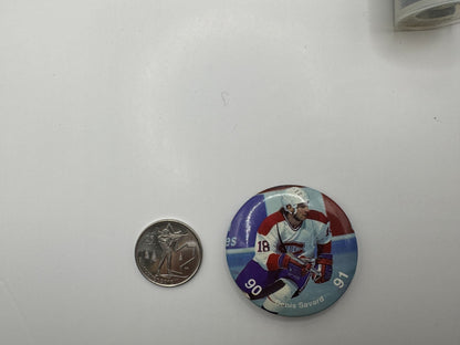 Denis Savard Montreal Canadiens NHL Pin-back Button UDT1