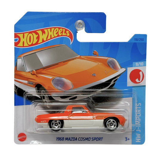 Hot Wheels HW J-Imports 1968 Mazda Cosmo Sport 1:64 Diecast Short Card