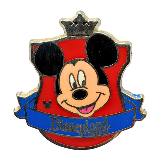 DLR Disney Mickey Mouse Crests Hidden Mickey Trading Pin DC2S11