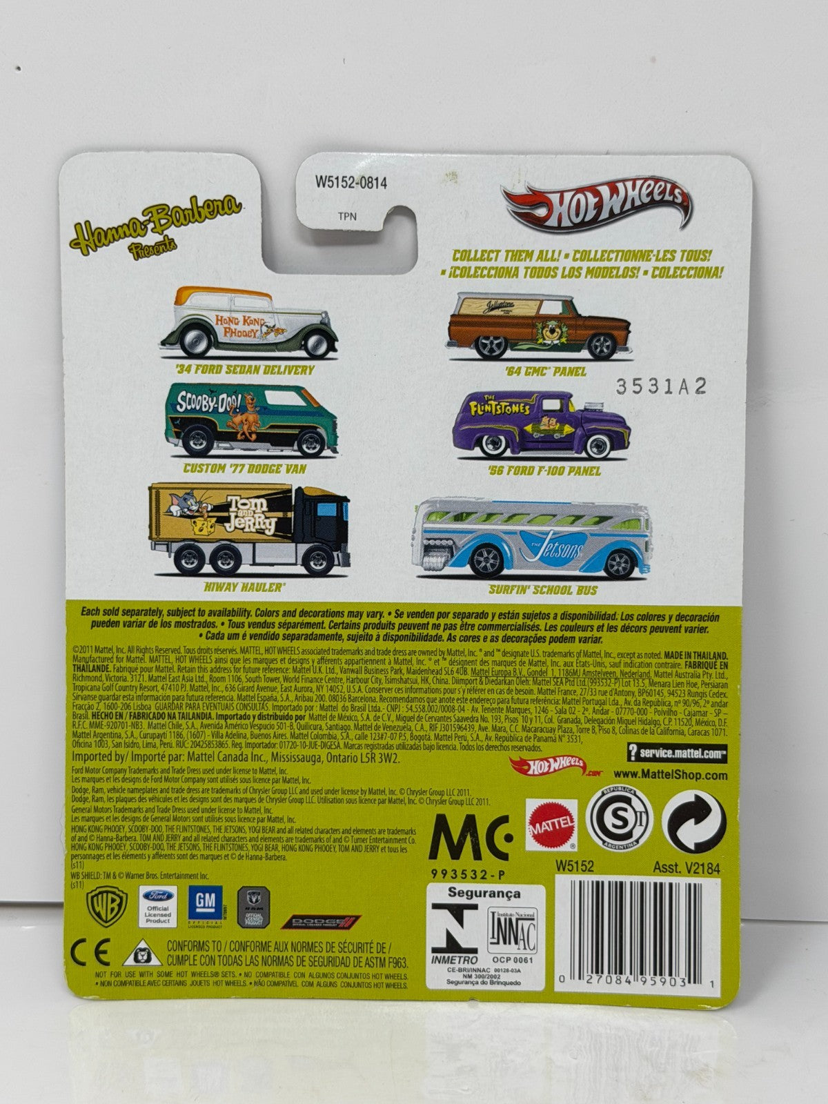Hot Wheels Scooby-Doo Custom 1977 Dodge Van 1:64 Diecast Real Riders