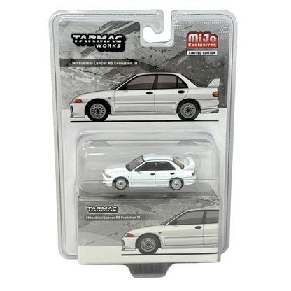 Tarmac Works MiJo Exclusive Mitsubishi Lancer RS Evolution III 1:64 Diecast