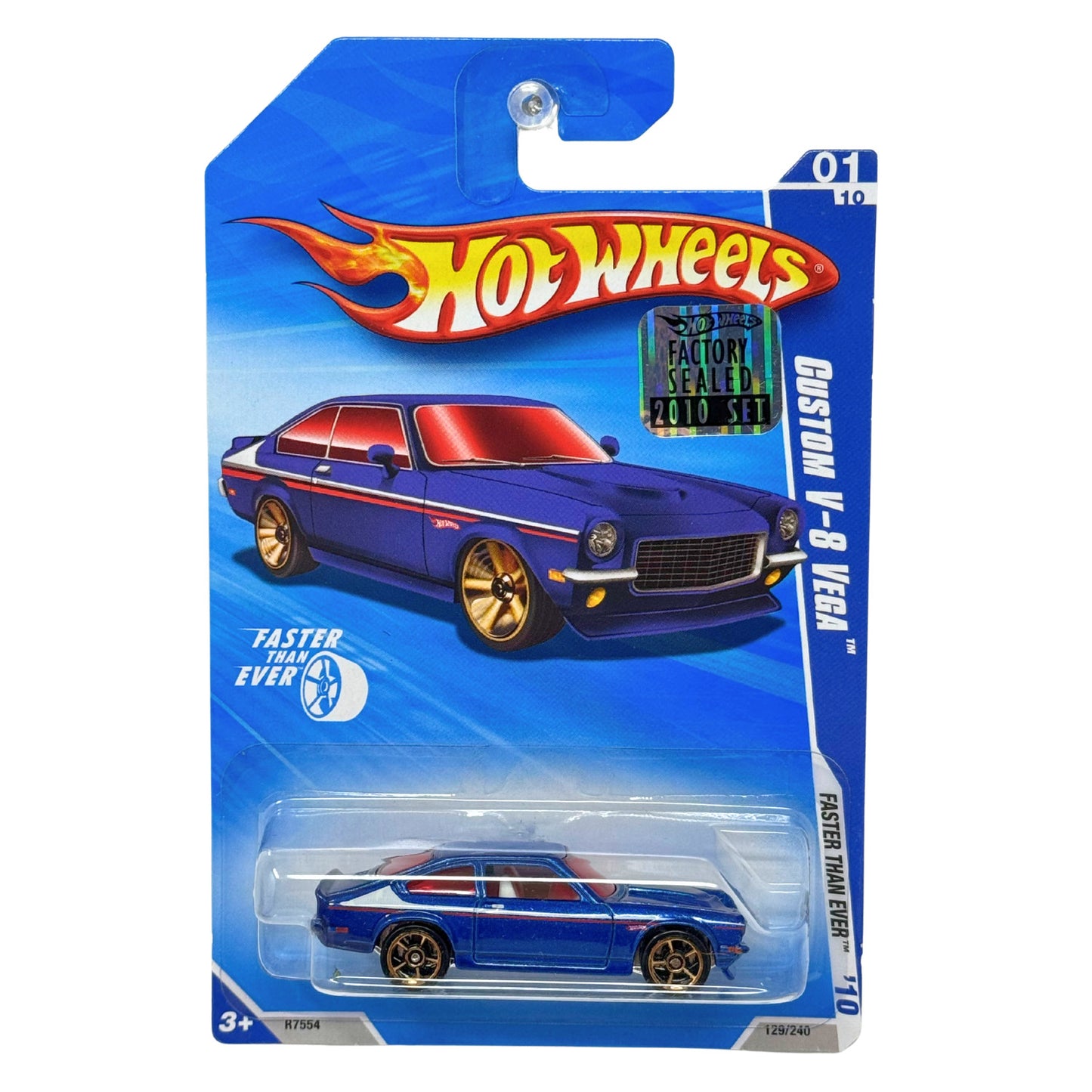Hot Wheels Faster Than Ever '10 Custom V-8 Vega 1:64 Diecast Factory Sealed