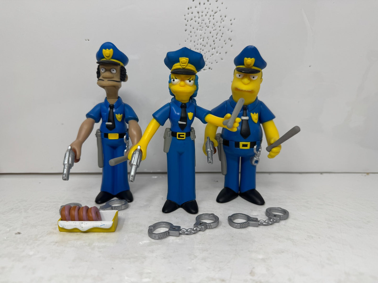 Simpsons World of Springfield Police Station Jail Playmates Playset Diorama