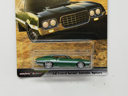 Hot Wheels Premium Fast &amp; Furious 1972 Ford Gran Torino Sport 1:64 Diecast