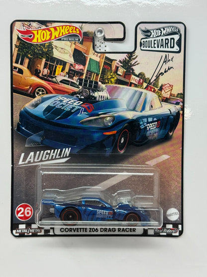 Hot Wheels Premium Boulevard #26 Corvette Z06 Drag Racer 1:64 Diecast