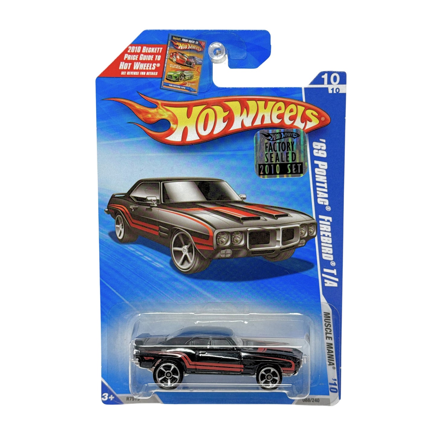 Hot Wheels Muscle Mania 1969 Pontiac Firebird TA 1:64 Diecast Factory Sealed