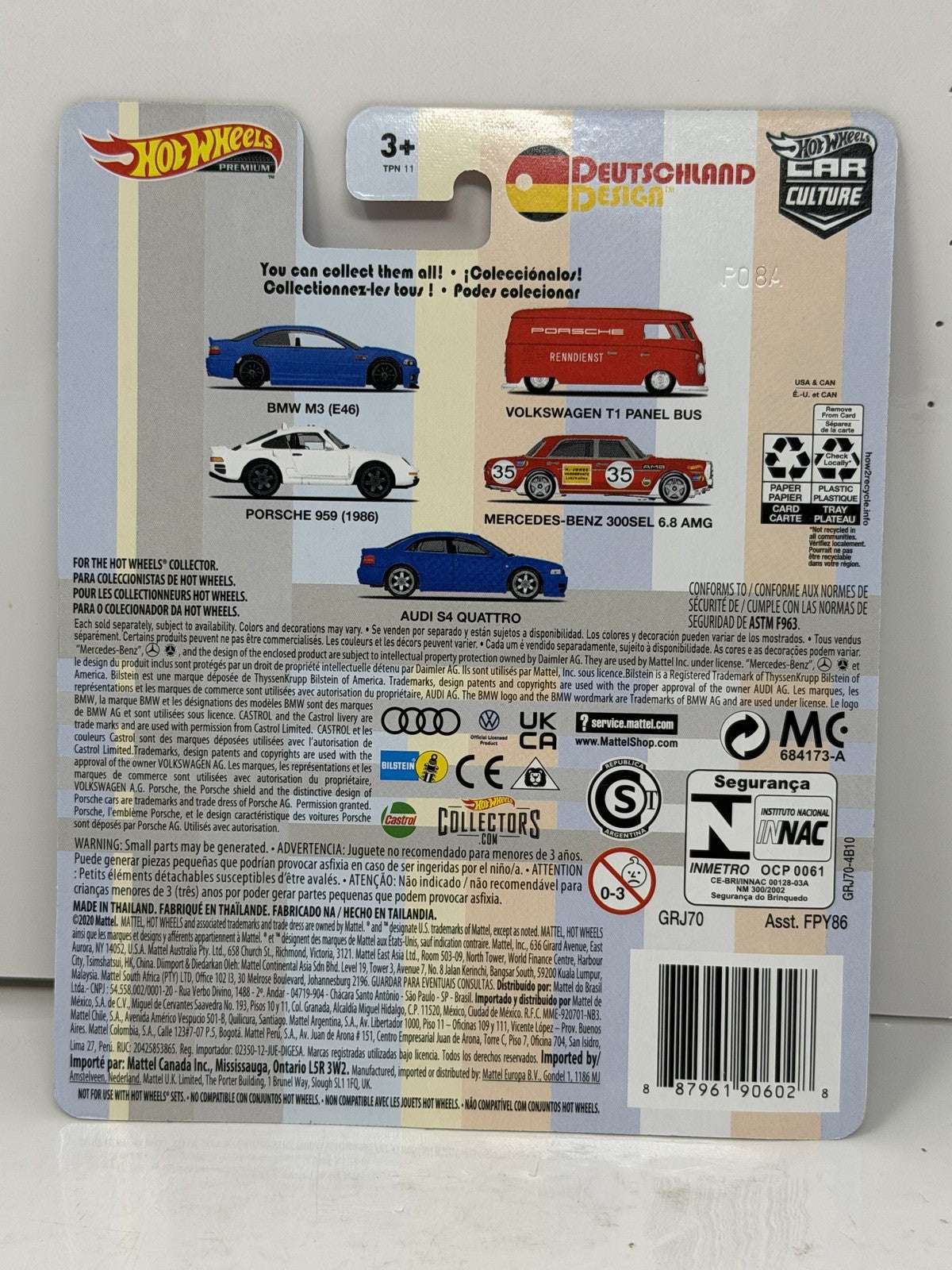 Hot Wheels Premium Deutschland Design 1986 Porsche 959 1:64 Diecast