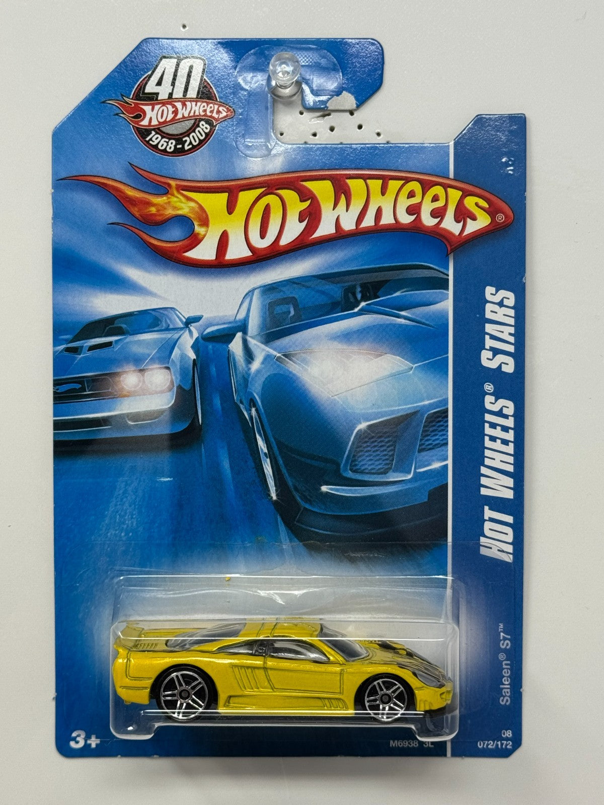 Hot Wheels Stars Saleen S7 1:64 Diecast Yellow