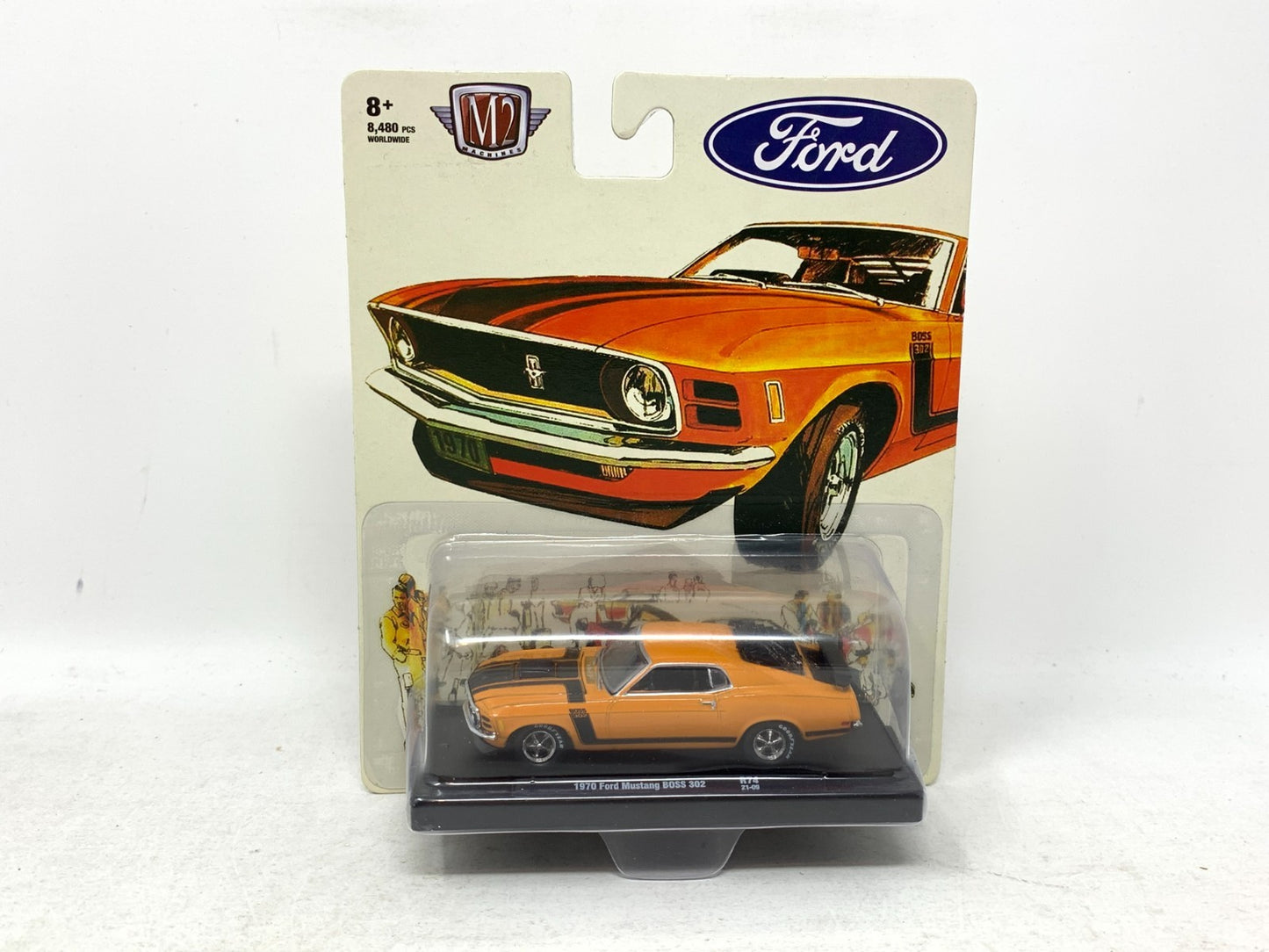 M2 Machines Ford 1970 Ford Mustang Boss 302 1:64 Diecast