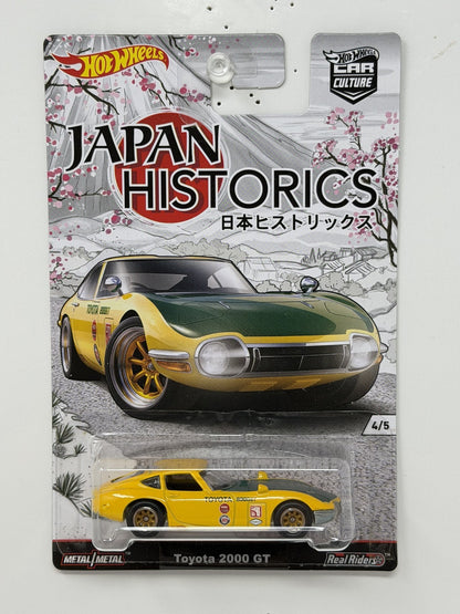 Hot Wheels Japan Historics Toyota 2000 GT 1:64 Diecast Real Riders