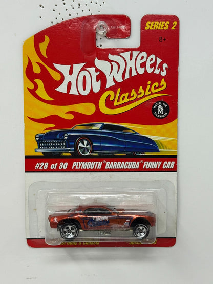 Hot Wheels Classics Plymouth Barracuda Funny Car Series 2 Muscle Car 1:64 Diecast