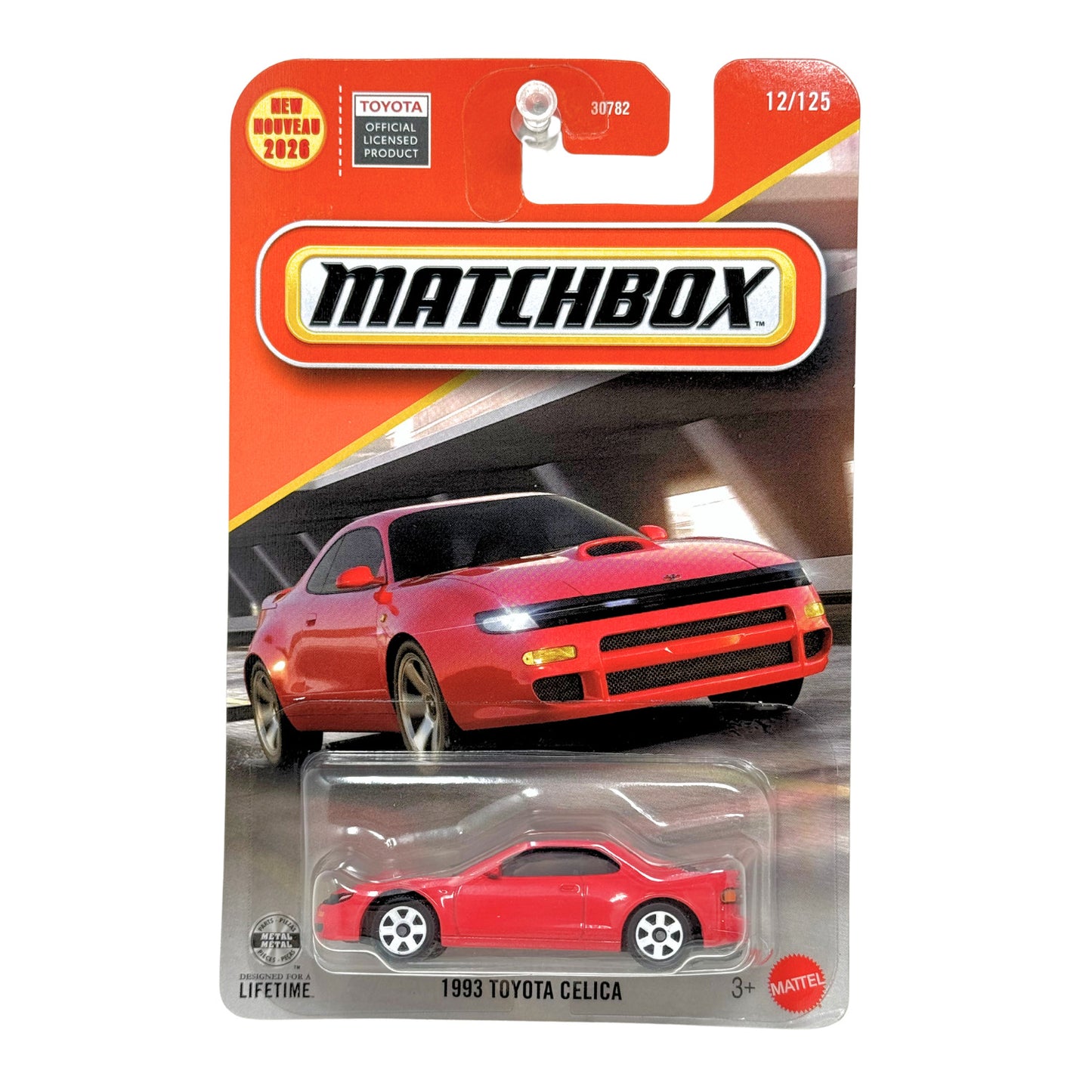 Matchbox 1993 Toyota Celica 1:64 Diecast Red