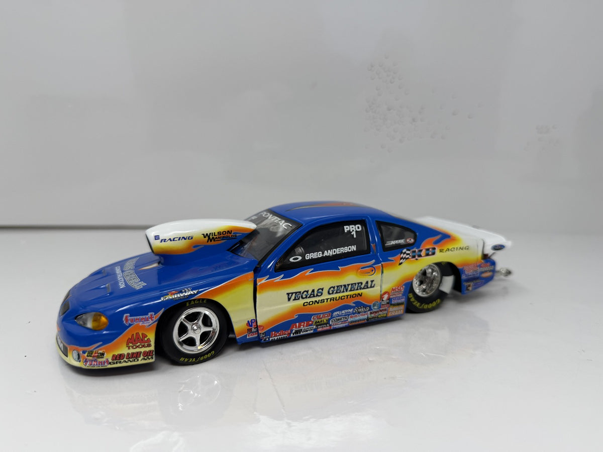 Racing Champions NHRA Greg Anderson Vegas General Pontiac Pro Stock 1:24 Diecast