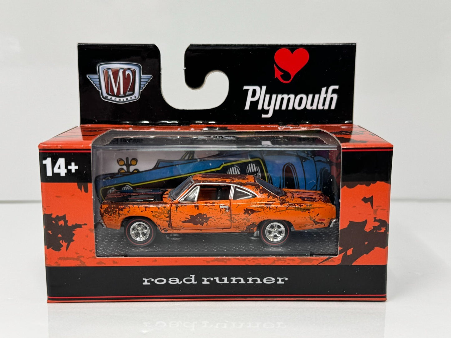 M2 Machines Plymouth 1969 Plymouth Road Runner 1:64 Diecast