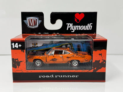 M2 Machines Plymouth 1969 Plymouth Road Runner 1:64 Diecast