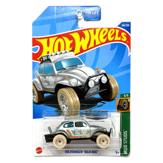 Hot Wheels ZAMAC Mud Studs Volkswagen Baja Bug 1:64 Diecast