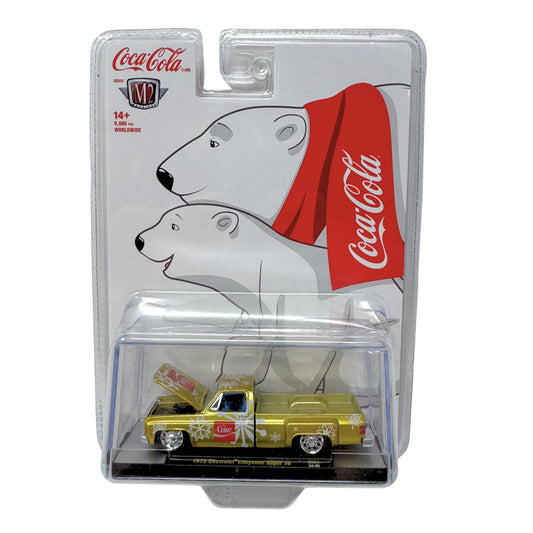 M2 Machines Coca-Cola 1973 Chevrolet Cheyenne Super 30 1:64 Diecast