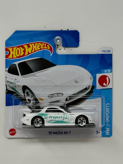 Hot Wheels HW J-Imports 1995 Mazda RX-7 1:64 Diecast Short Card