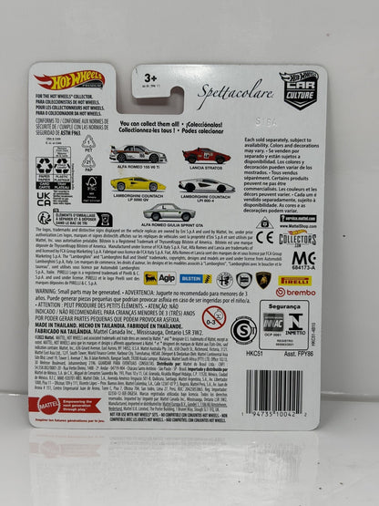 Hot Wheels Premium Spettacolare Lamborghini Countach CHASE 1:64 Diecast