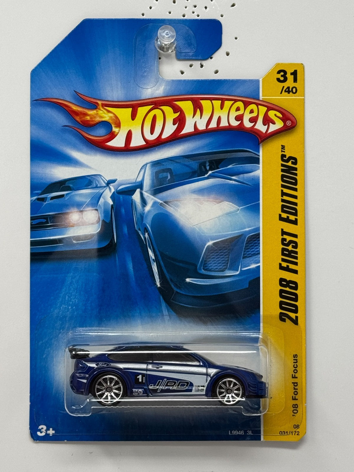 Hot Wheels First Editions 2008 Ford Focus 1:64 Diecast Blue
