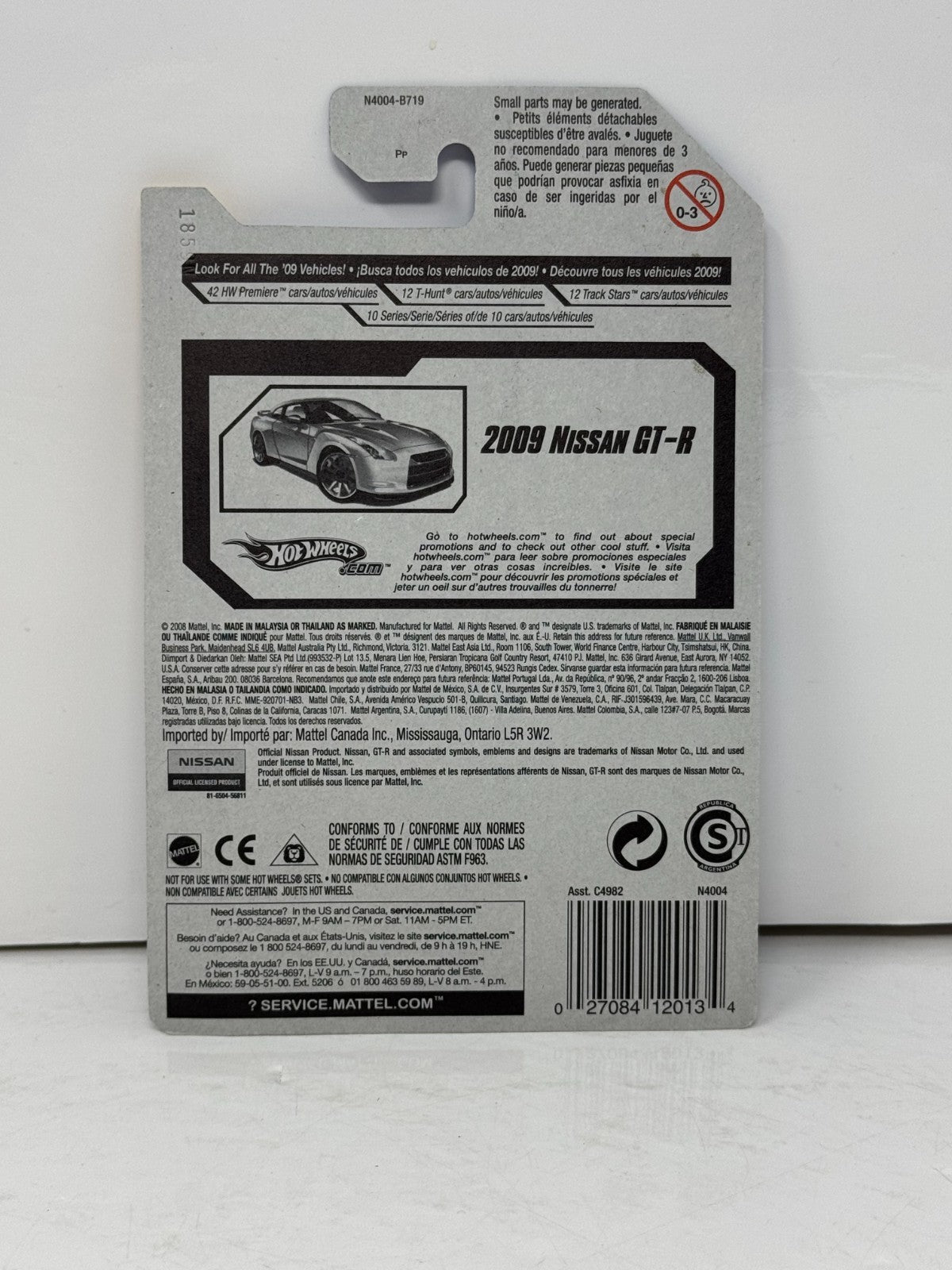 Hot Wheels HW Premiere '09 2009 Nissan GT-R JDM 1:64 Diecast