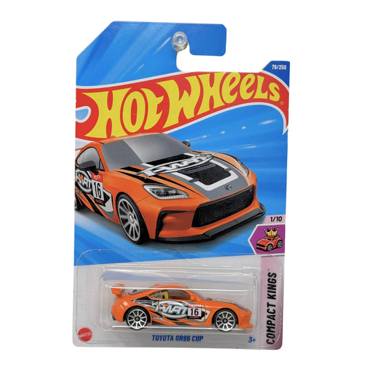 Hot Wheels Compact Kings Toyota GR86 Cup 1:64 Diecast