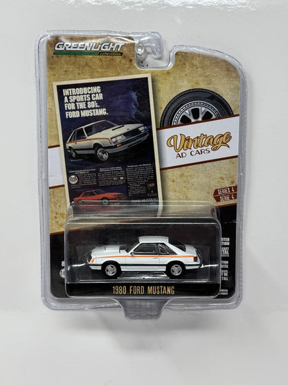Greenlight Vintage Ad Cars 1980 Ford Mustang 1:64 Diecast