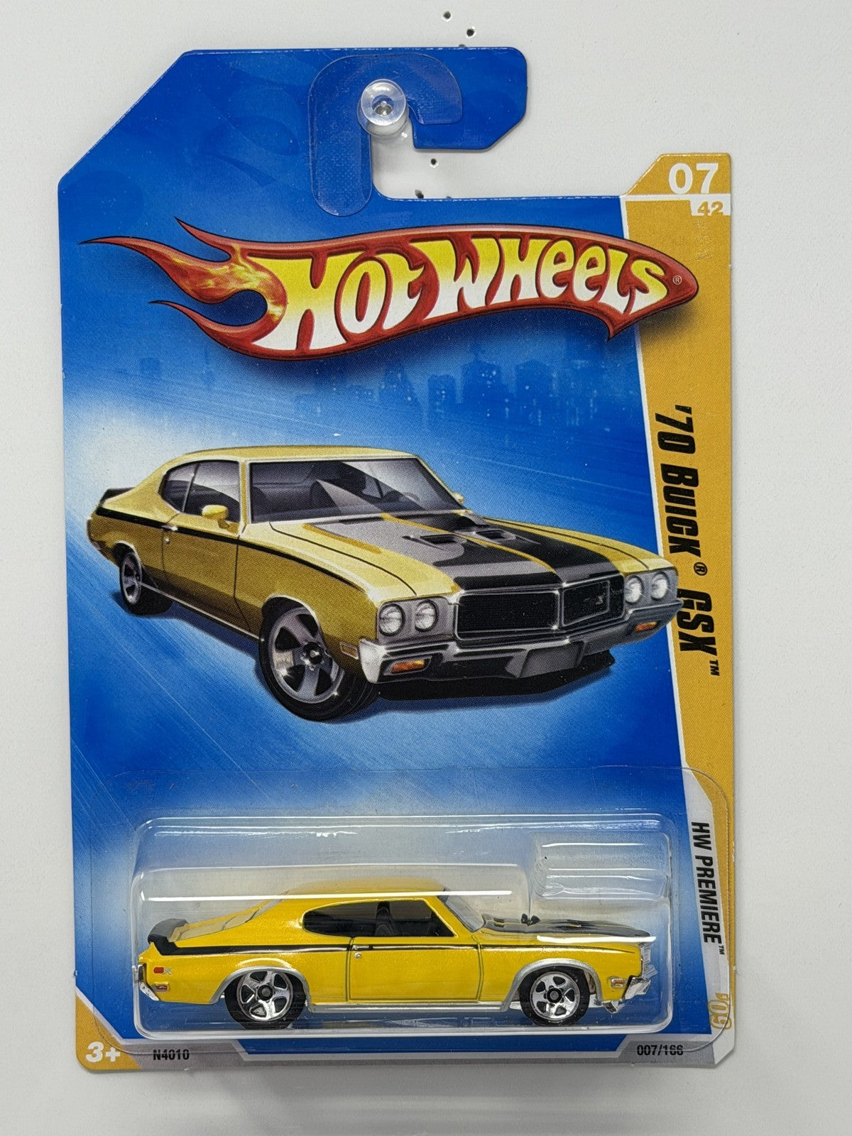Hot Wheels HW Premiere 1970 Buick GSX 1:64 Diecast Yellow