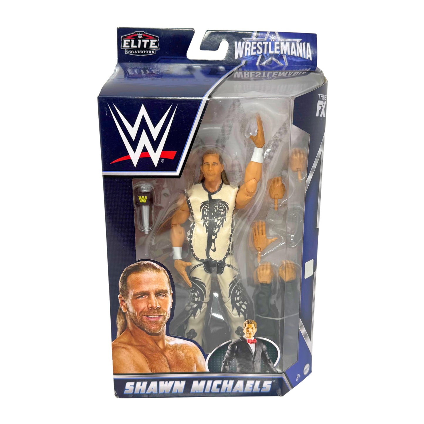 Mattel WWE Elite Collection WrestleMania Shawn Michaels Action Figure