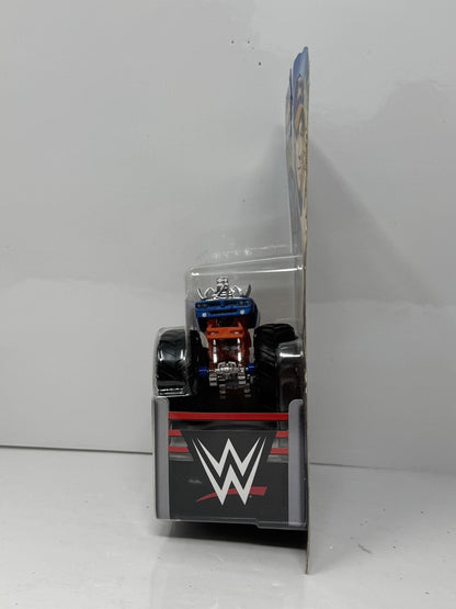 Hot Wheels Monster Trucks WWE John Cena 1:64 Diecast Blue and Orange