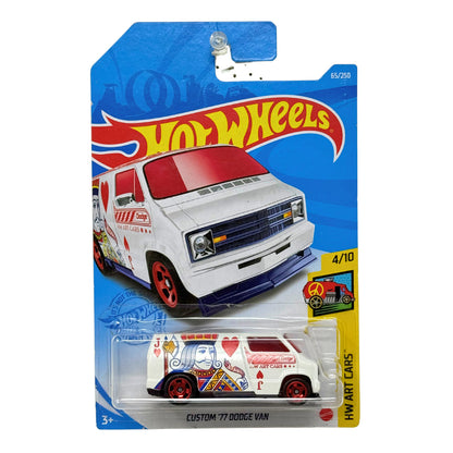 Hot Wheels Treasure Hunt HW Art Cars Custom 1977 Dodge Van 1:64 Diecast