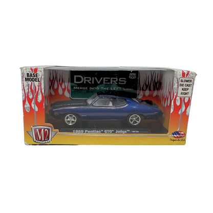 M2 Machines Drivers 1969 Pontiac GTO Judge 1:64 Diecast