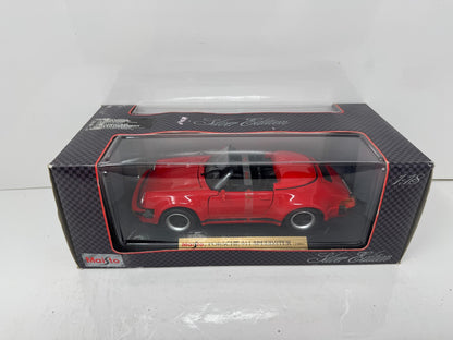 Maisto 1989 Porsche 911 Speedster Silver Edition 1:18 Diecast