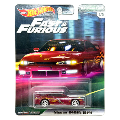 Hot Wheels Premium Fast & Furious Original Fast Nissan 240SX S14 1:64 Diecast