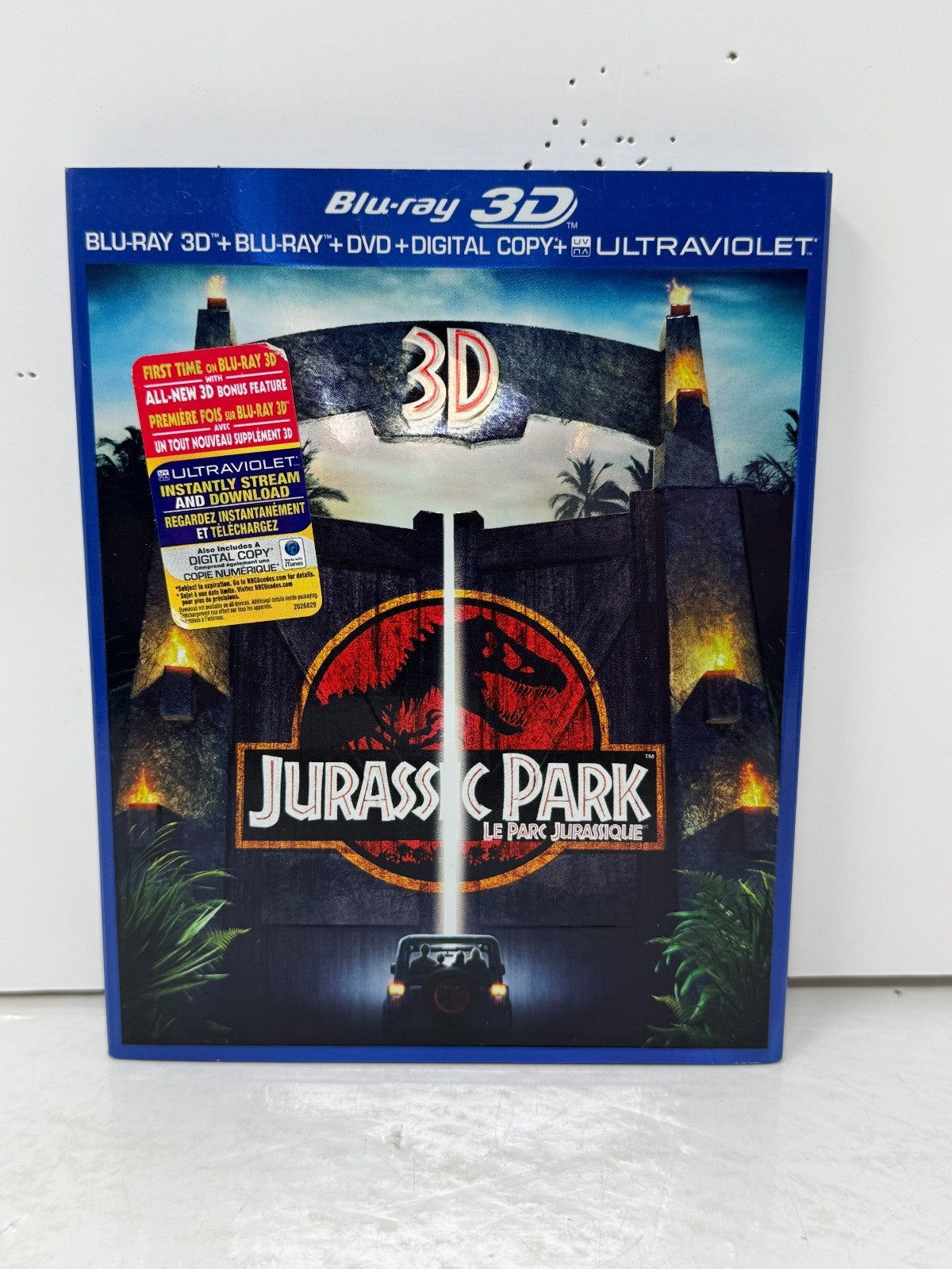 Jurassic Park (3D Blu-ray) Sam Neill Steven Spielberg Sci-Fi Adventure